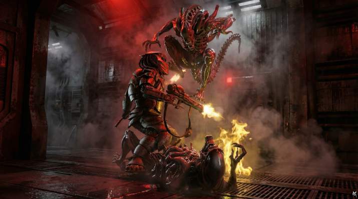 alien vs predator (lab hunt)