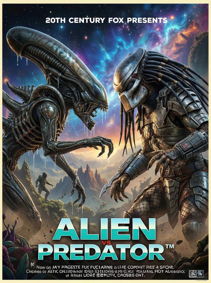 alien vs predator (poster) new
