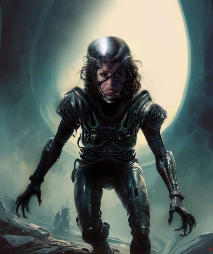 biomechanoid suit in neill blomkamp's alien 5