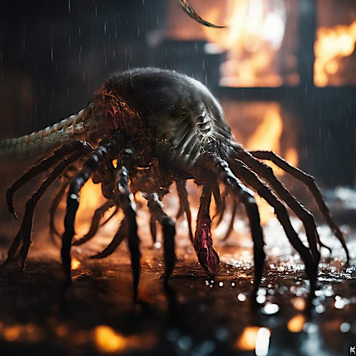facehugger crossbreed in neill blomkamp's alien 5 (a)