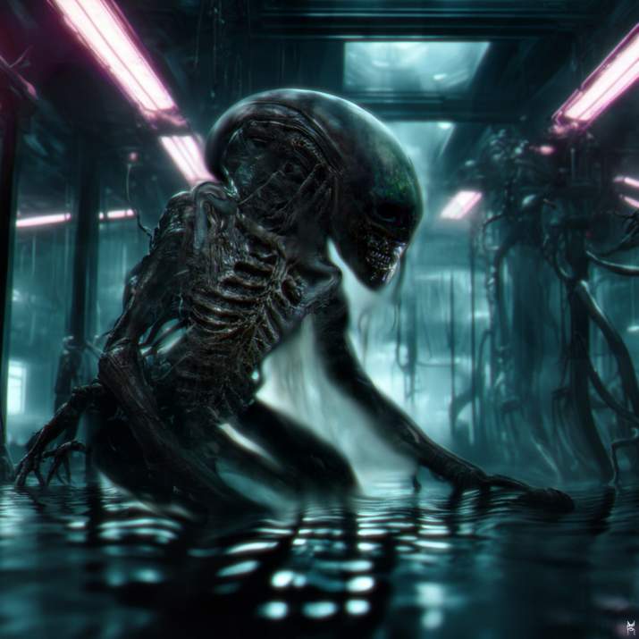 flooded lab in neill blomkamp's alien 5