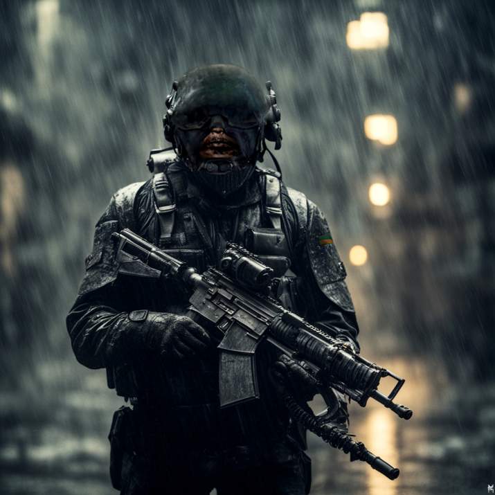 merc trooper in neill blomkamp's alien 5