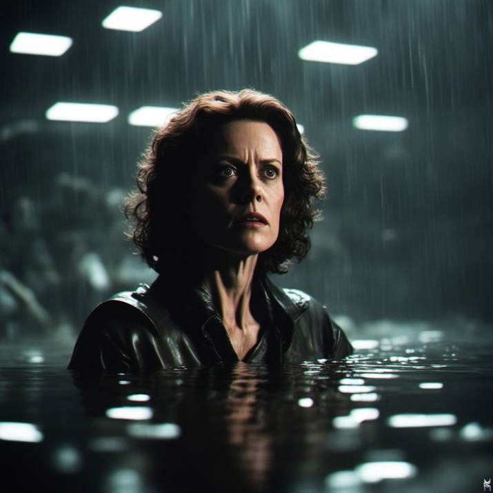 ripley in neill blomkamp's alien 5 (submerged)