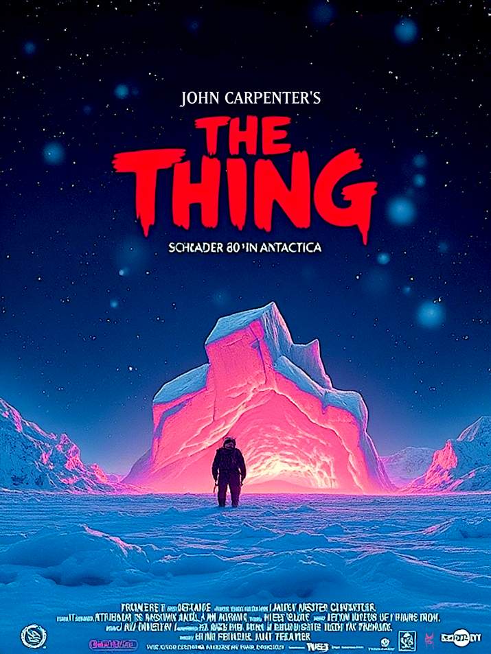 the thing (foreign retro poster)