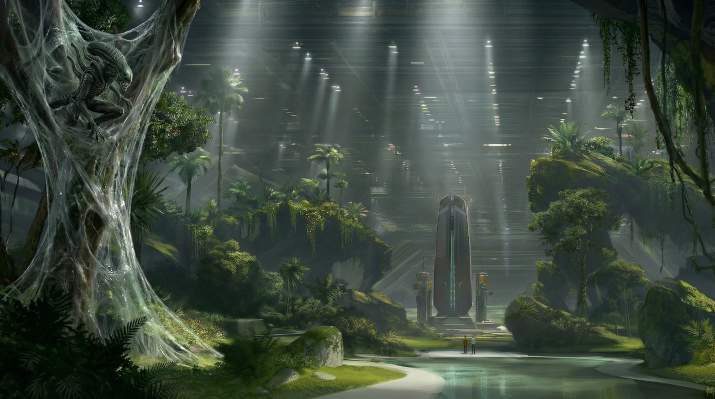 xenomorph lurks in underground garden (unproduced neill blomkamp alien movie)