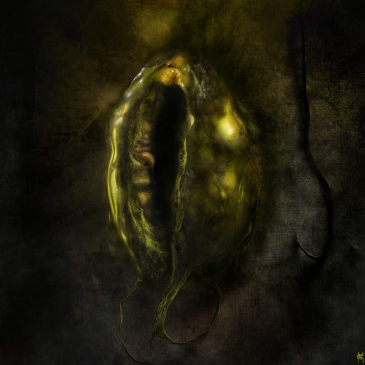 xenomorphosis (host conversion) from the 'alien' franchise (b)